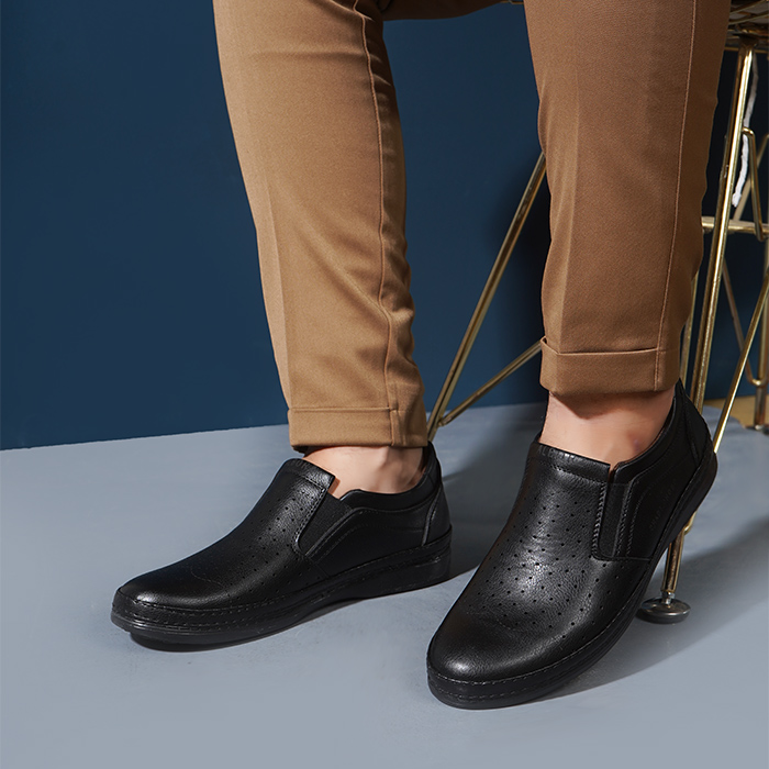 کفش رسمی مردانه مشکی مدل Alborz