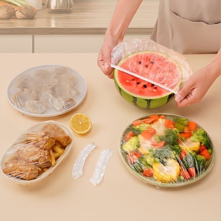 درپوش همه کاره مواد غذایی بسته 100 عددی