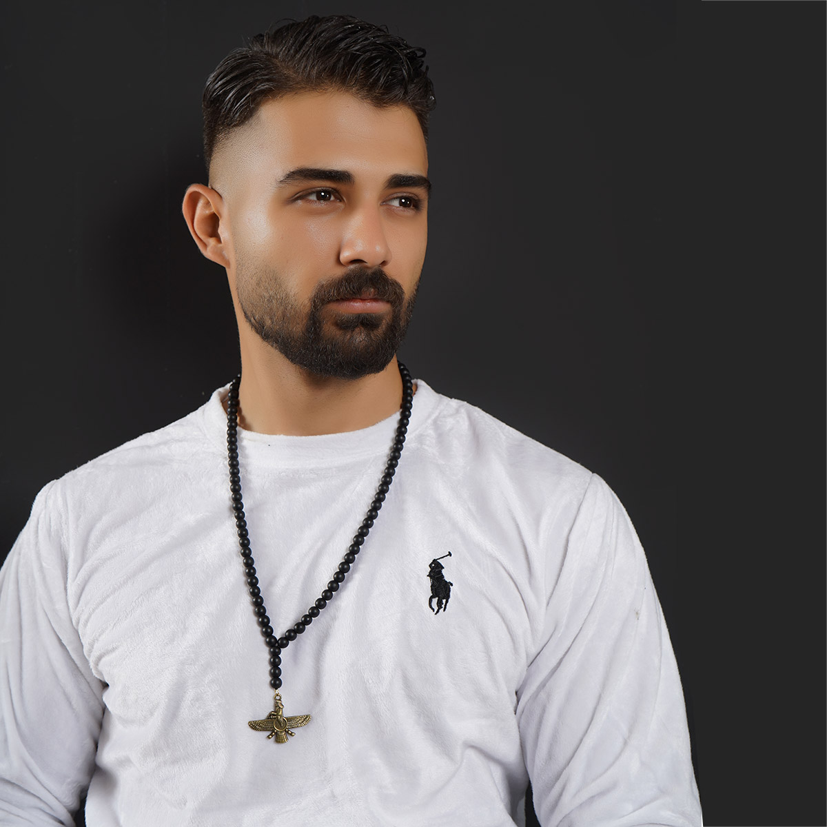 گردنبند آویز دار مردانه مدل Faravahar