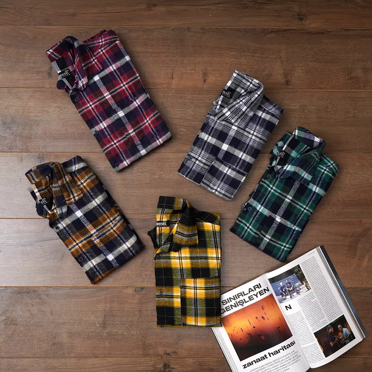 پیراهن مردانه سرمه ای مدل Ramy