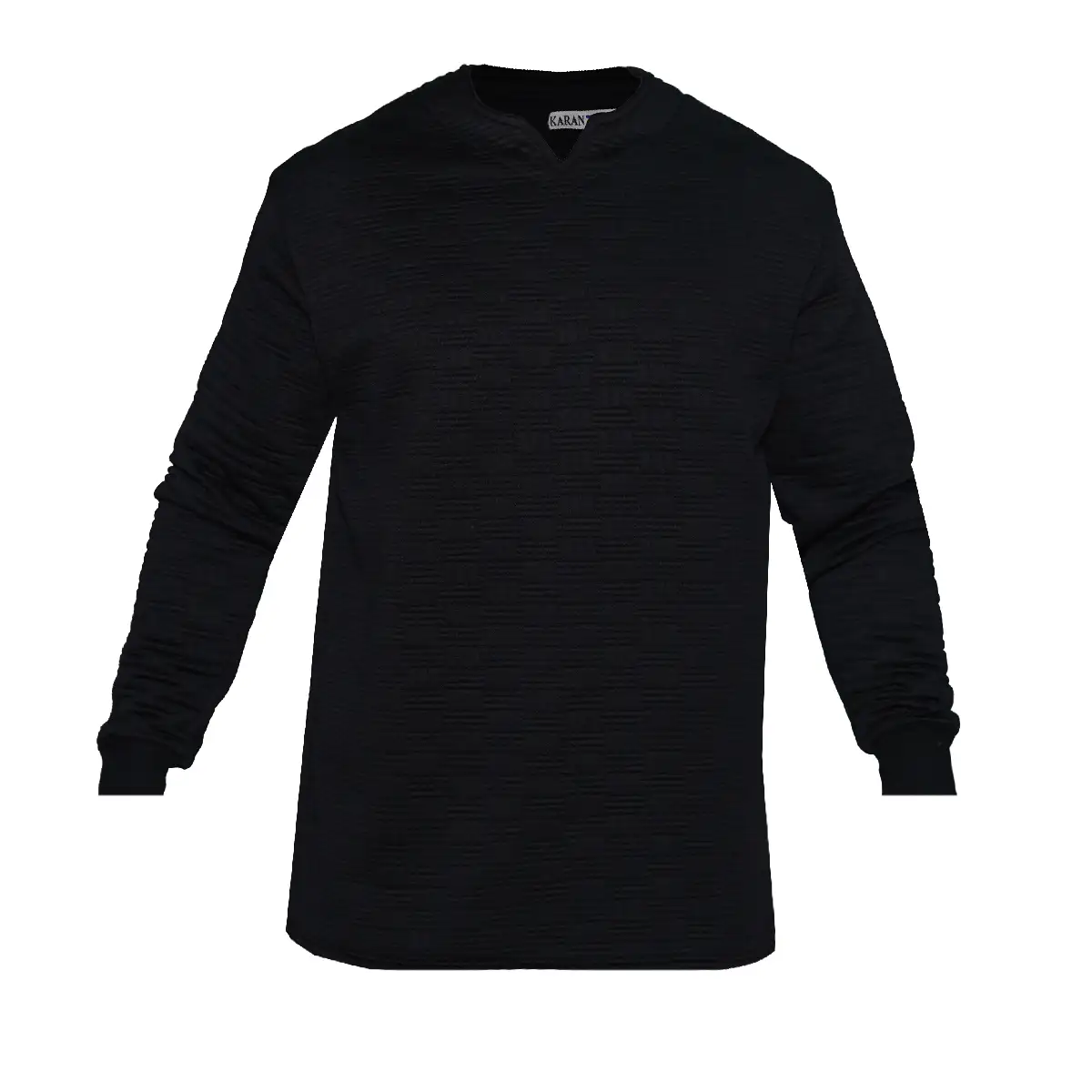 بلوز مردانه مشکی مدل Q99