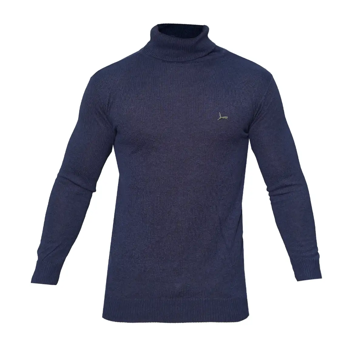 پلیور یقه اسکی پوما آبی مدل Daryoosh