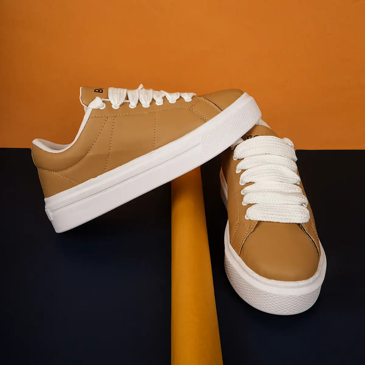 کفش تخت کرم مردانه مدل MANIN