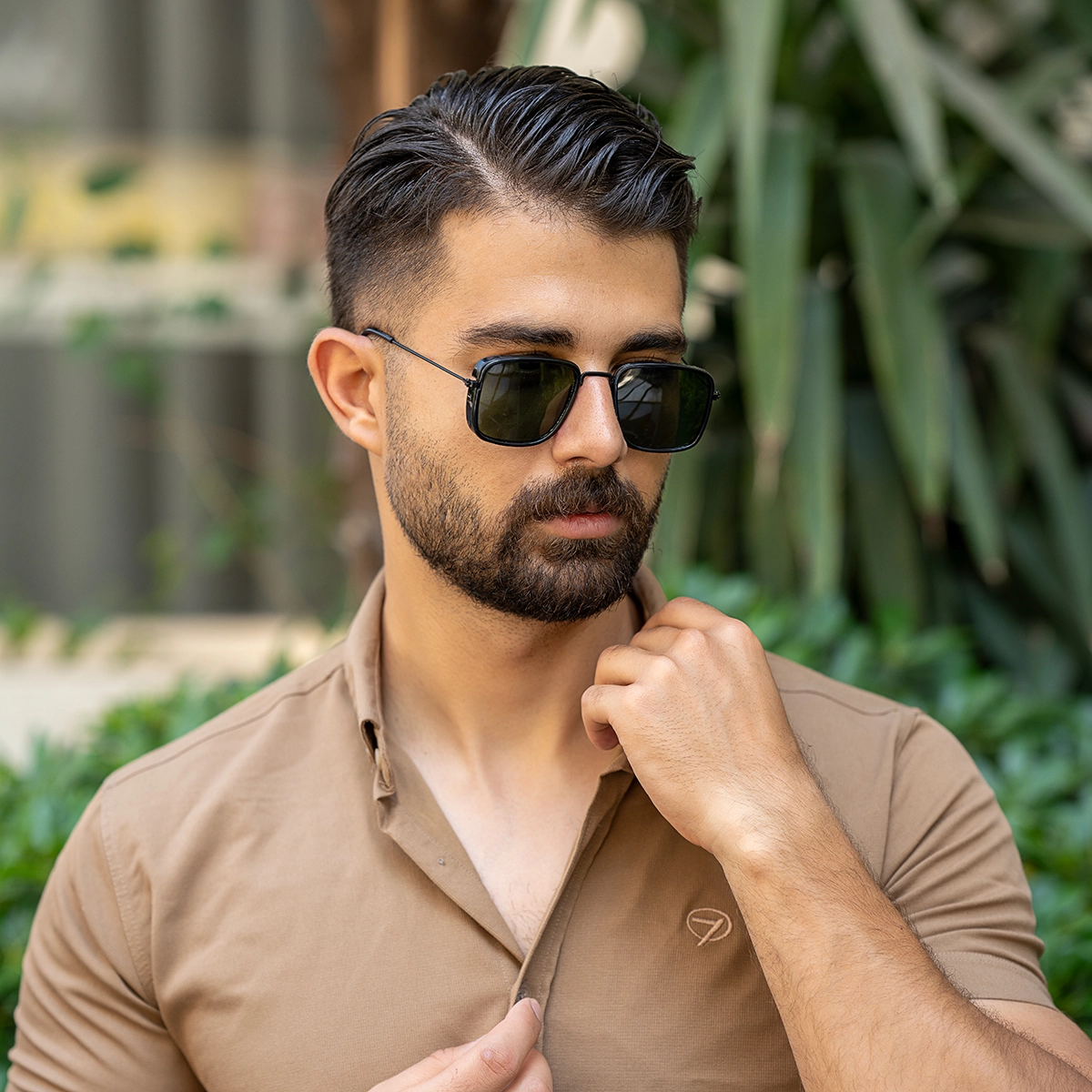 عینک آفتابی چهارگوش UV protection