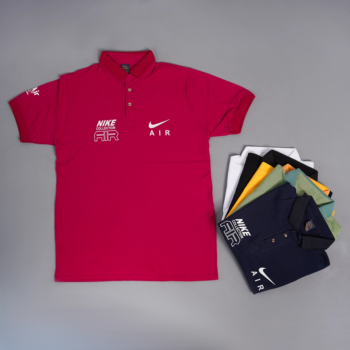 تیشرت مردانه سرمه ای مدل nike air collection