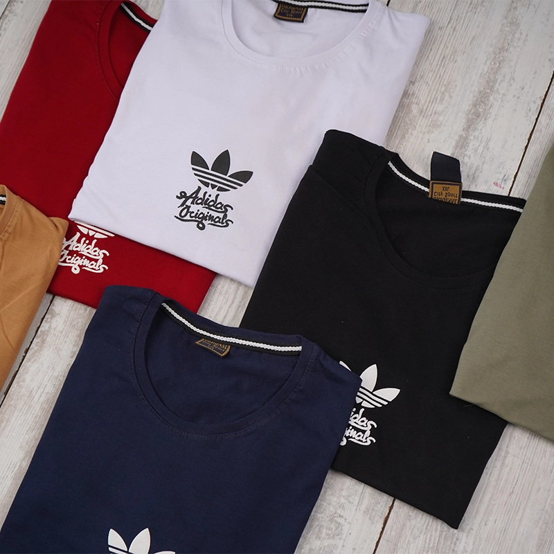 تیشرت مردانه Adidas خردلی مدل T60