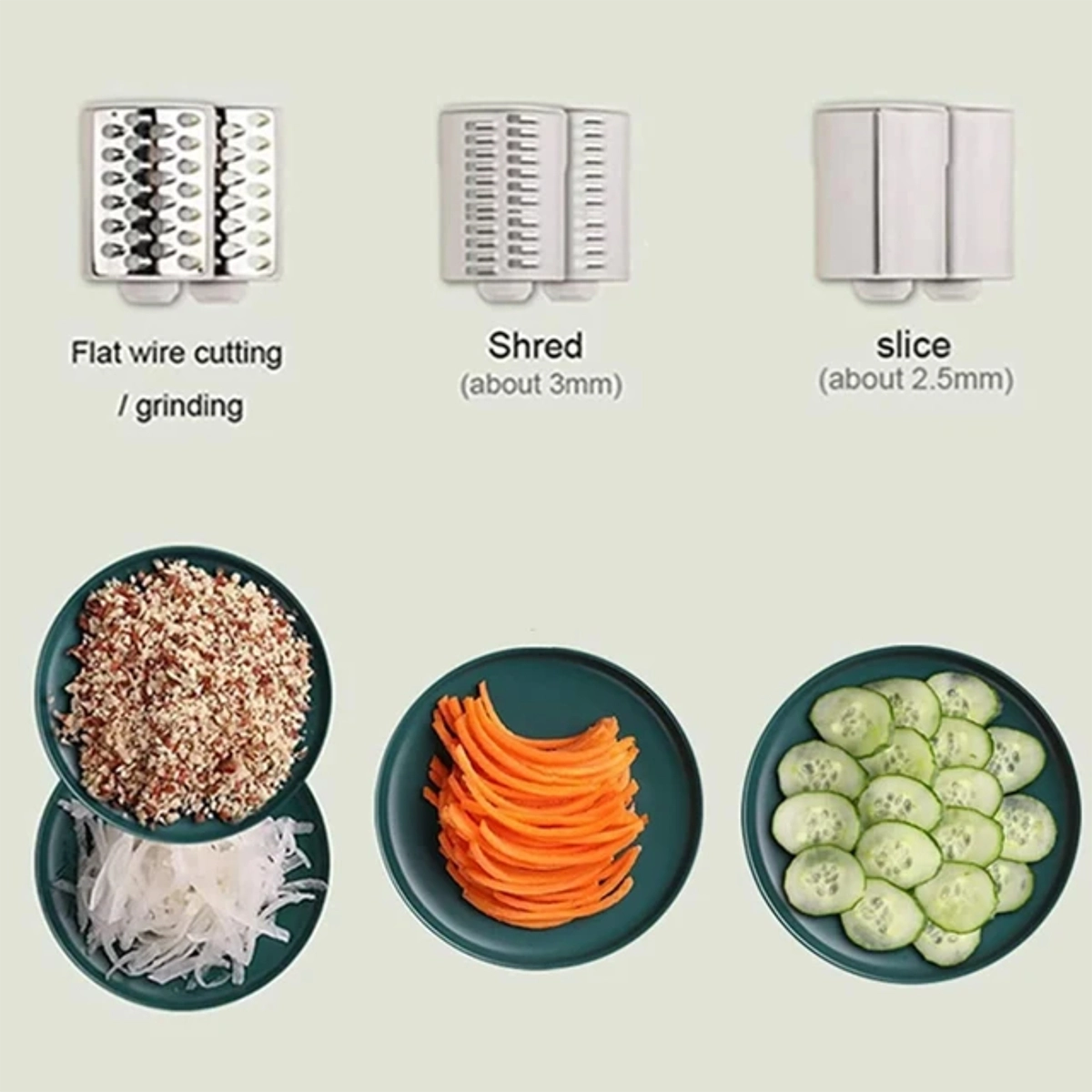 سالادساز و رنده 6کاره دستی وجیتل