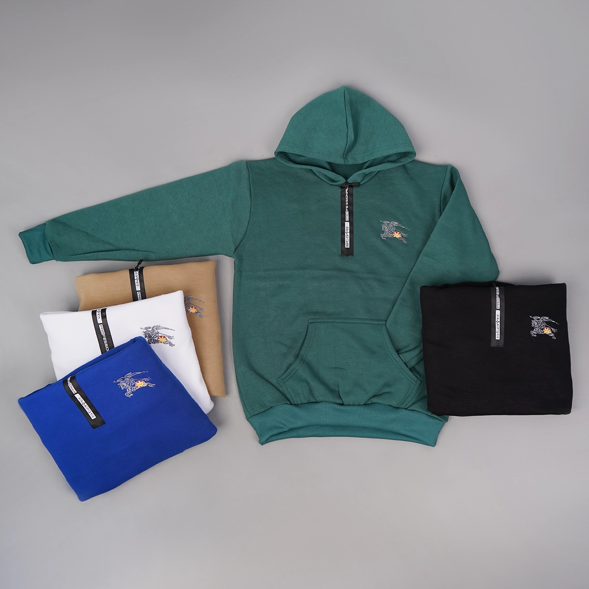 هودی مردانه سفید مدل Vahid