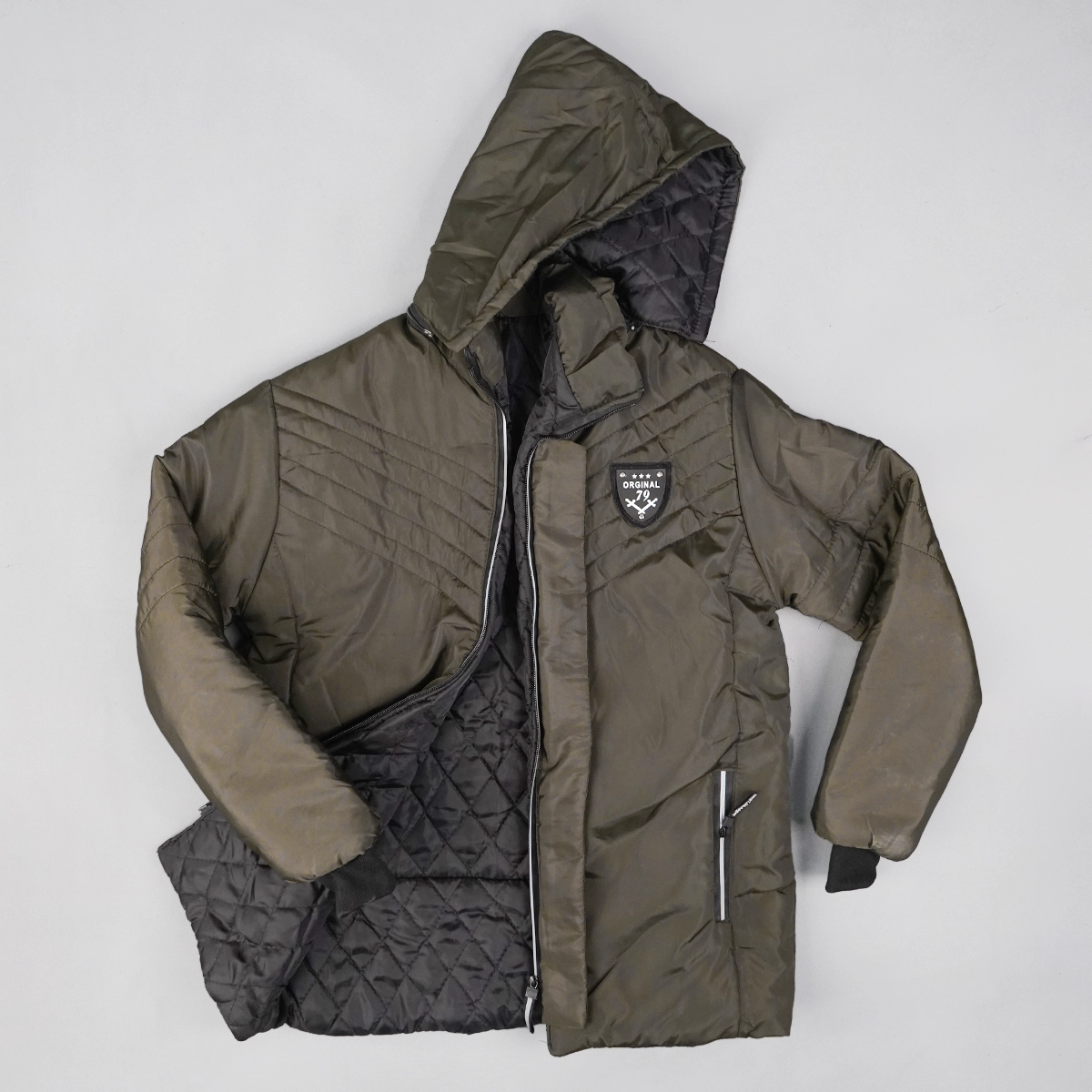 کاپشن سبز مردانه مدل 79