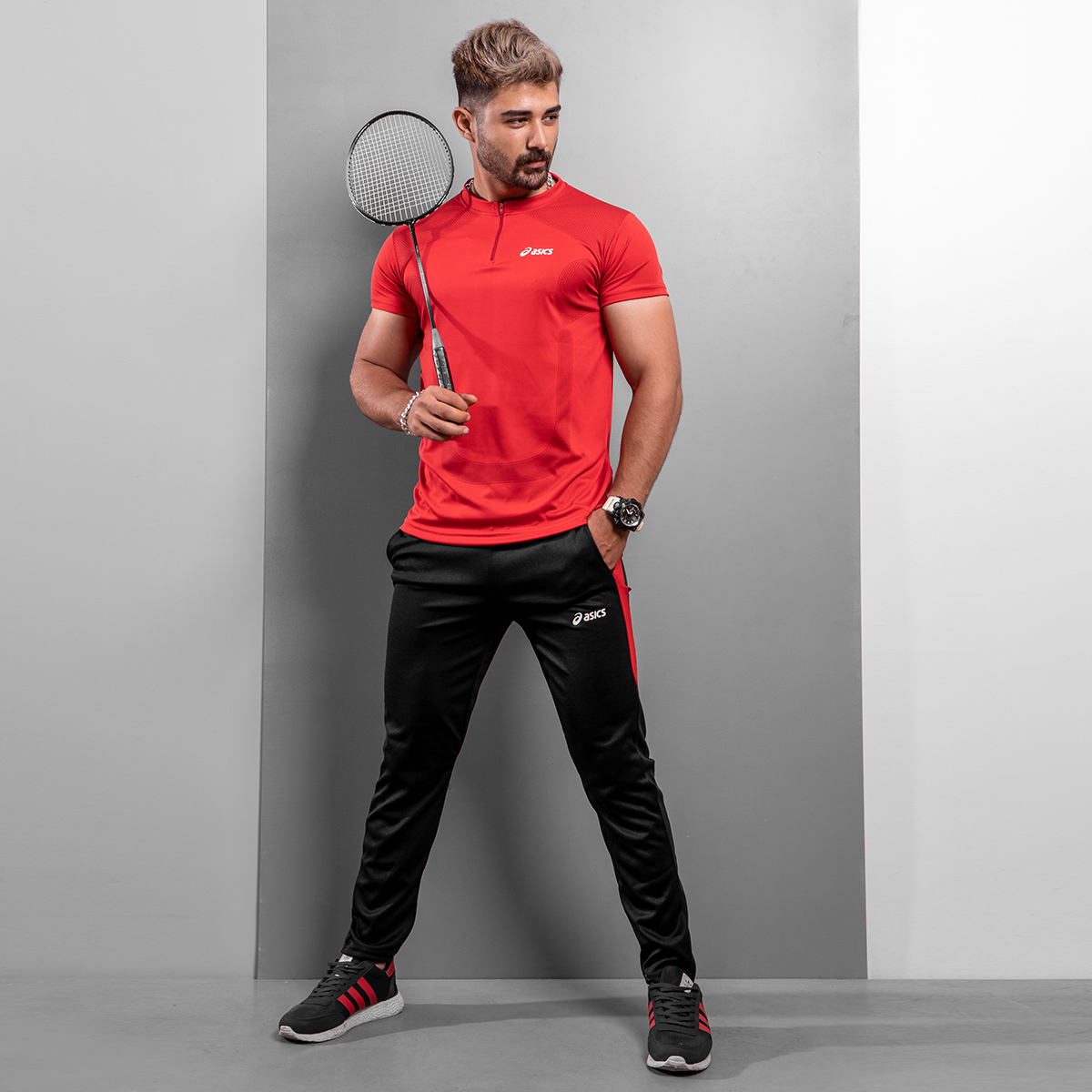 ست تیشرت شلوار Asics مردانه مدل Pedrik(T)