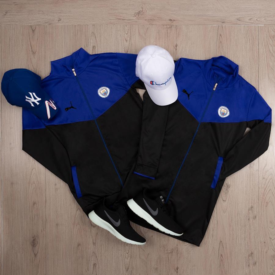 ست دو نفره سوییشرت آبی مشکی مدل Puma