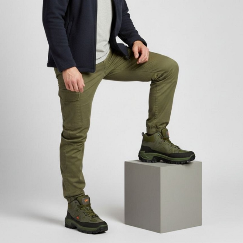 کفش ساقدار مردانه سبز مدل JAX