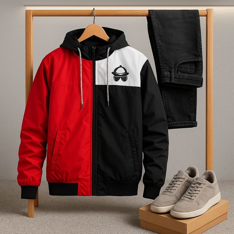 کاپشن مردانه قرمز مدل Adidas Yeezy