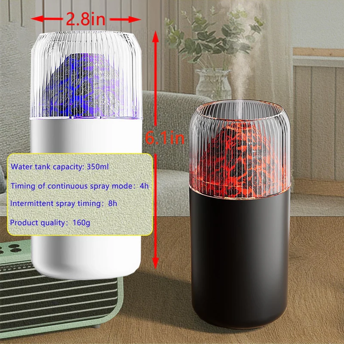 دستگاه بخور سرد طرح آتشفشان