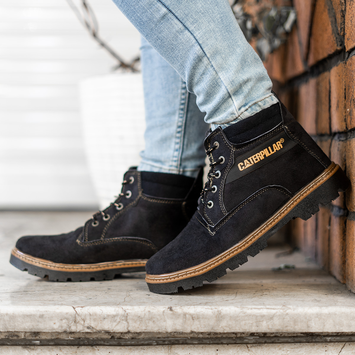 کفش ساقدار CAT مدل AMAX مشکی