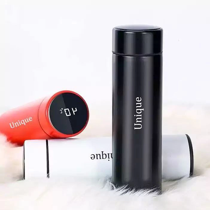 فلاسک مسافرتی دماسنج دار مدل unique