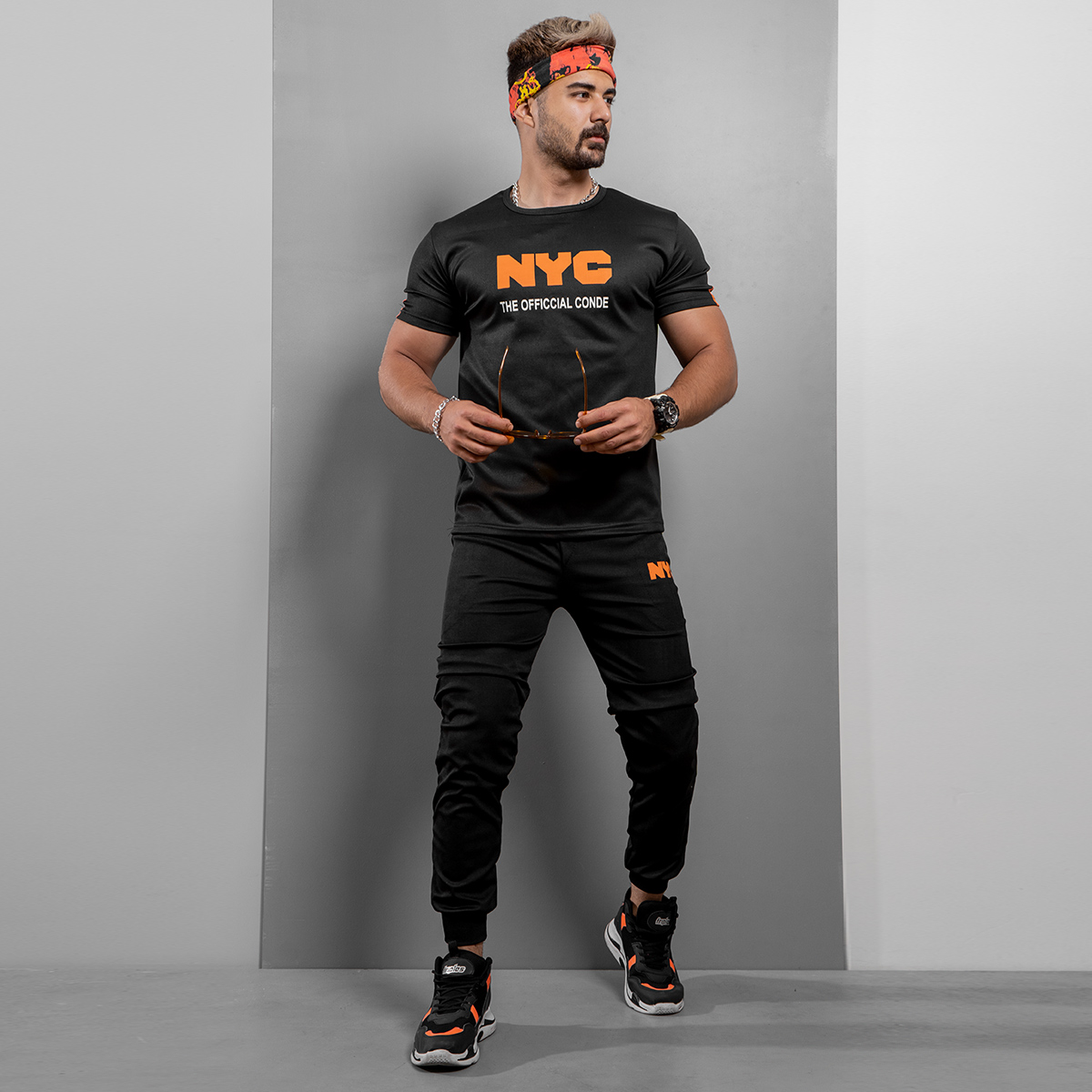 ست تیشرت شلوار NYCمردانه مدلRonin