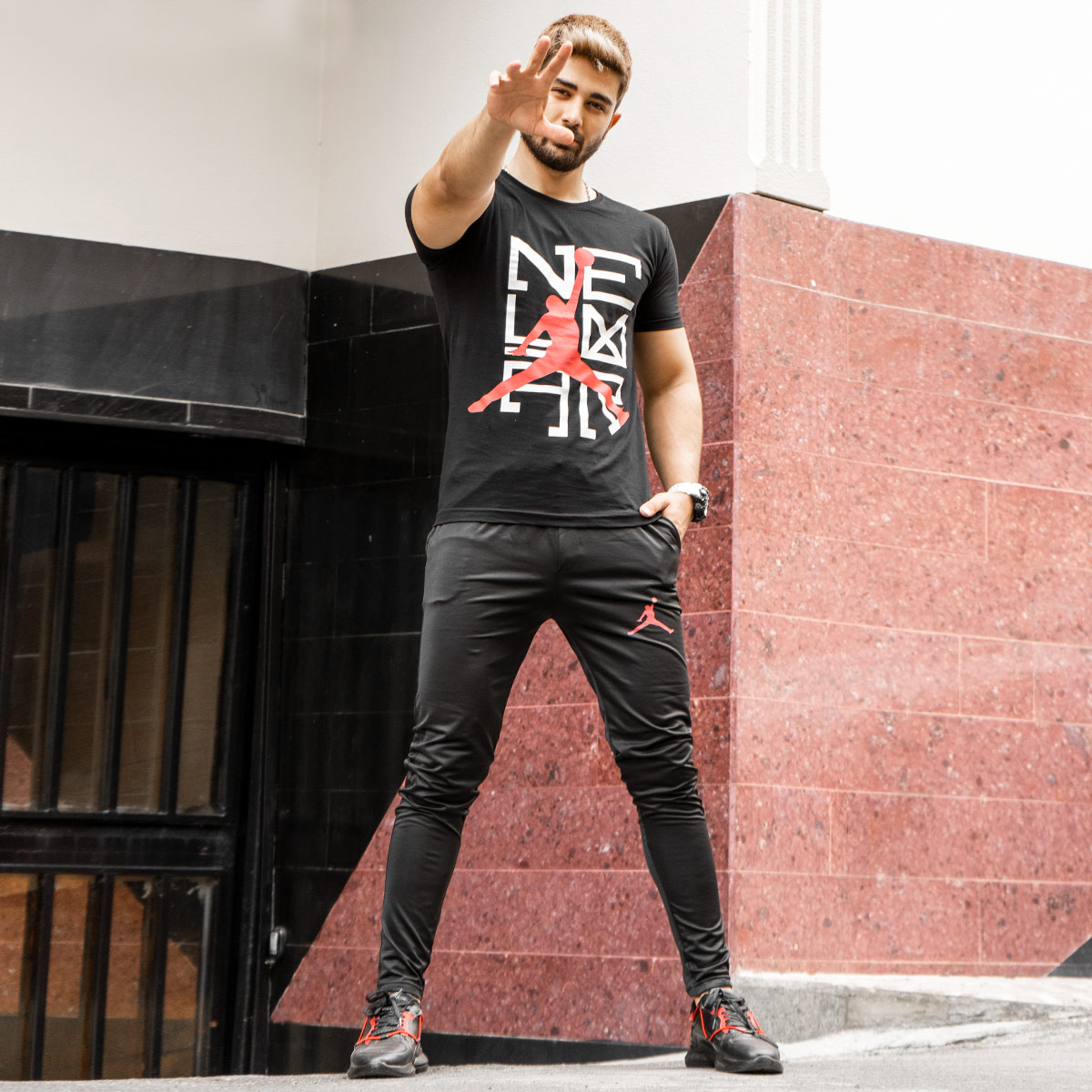 ست تیشرت شلوار جردن مردانه مدل Pakan