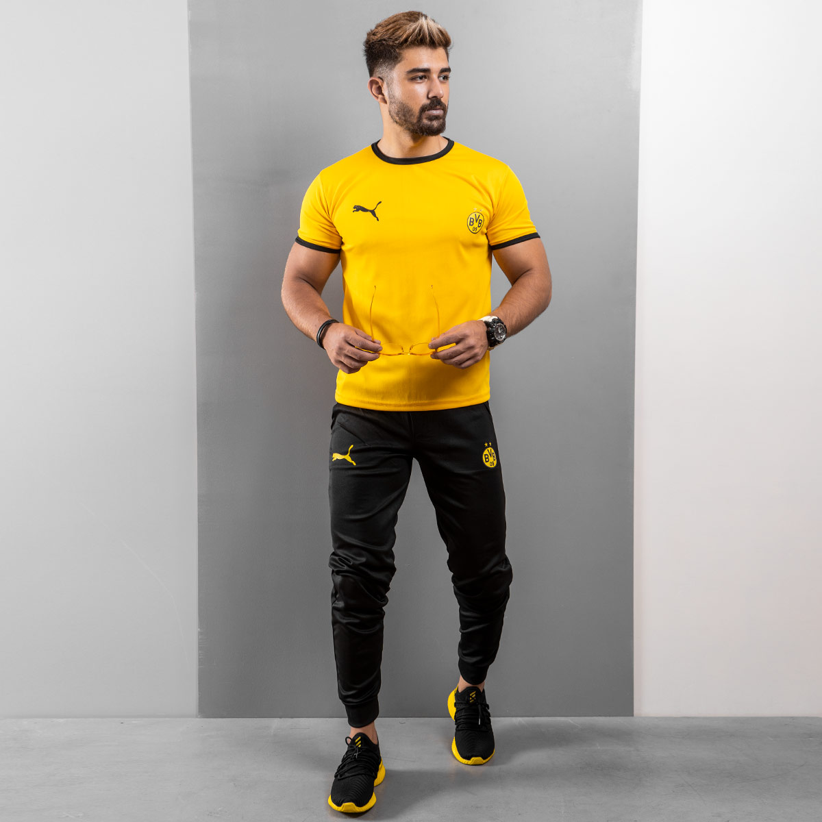 ست تیشرت شلوار دورتموند مردانه مدل Kaveh