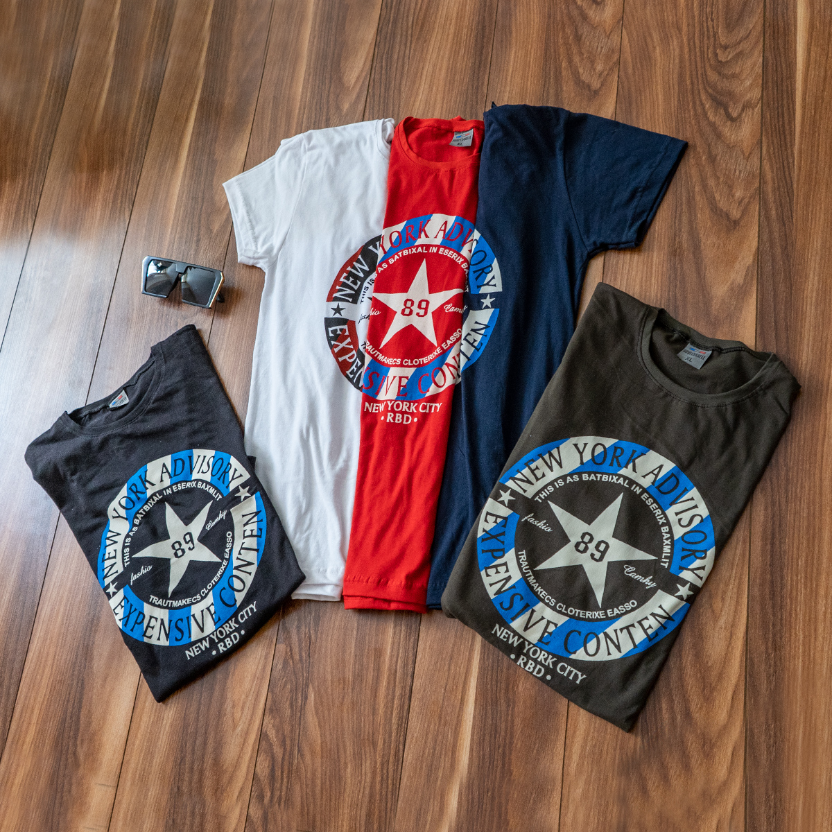 تیشرت مردانه سرمه ای Advisory مدل E89(T)