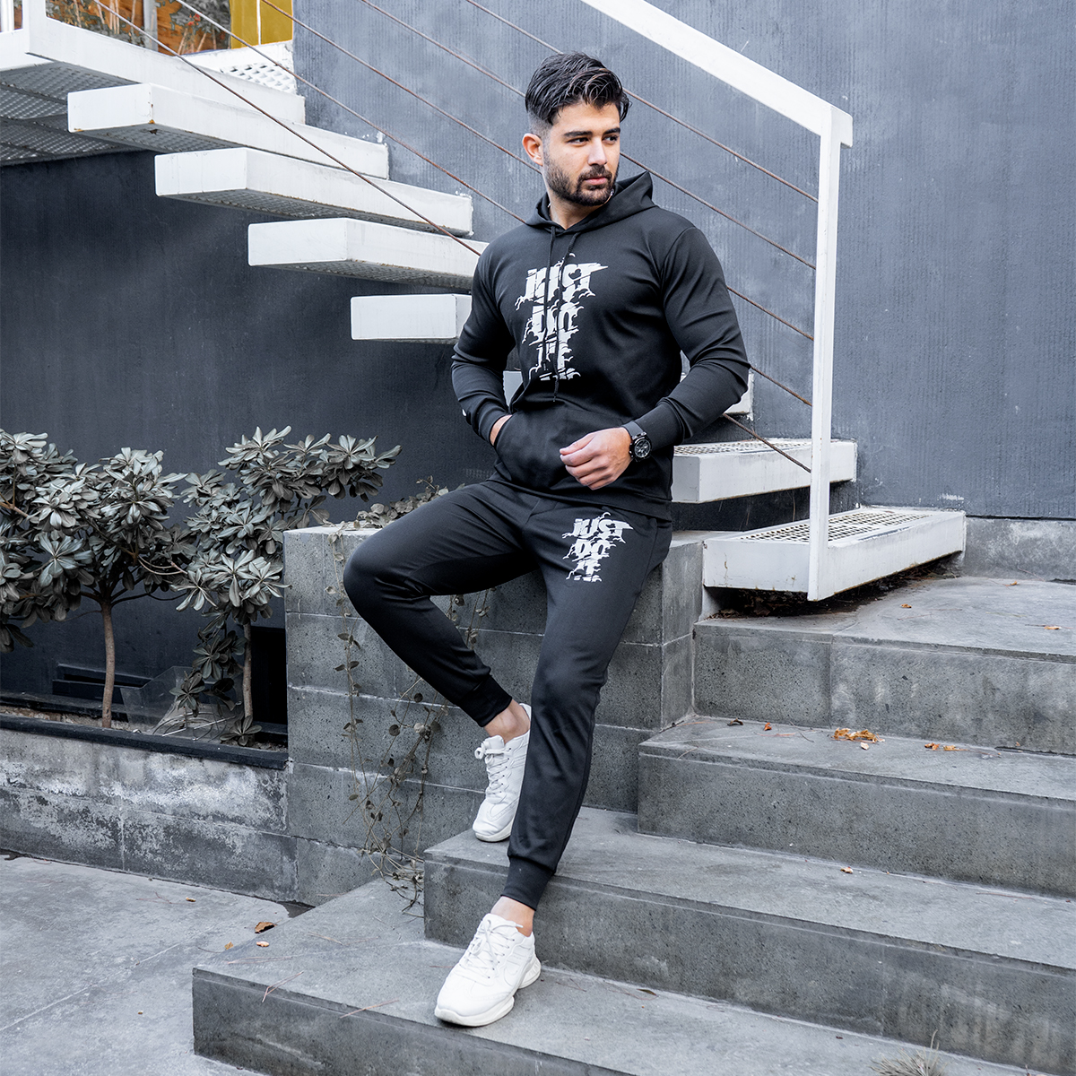 ست هودی شلوار Just Do It مردانه مدلFoji